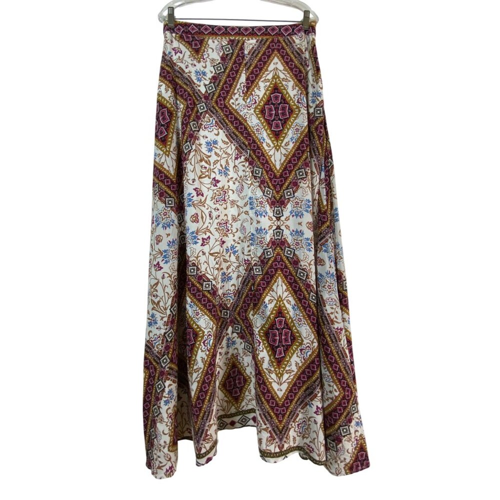 Bohemian Two-Piece Set Size Large Floral & Geometric Pattern Hippie‎ Western Y2K - Picture 5 of 9